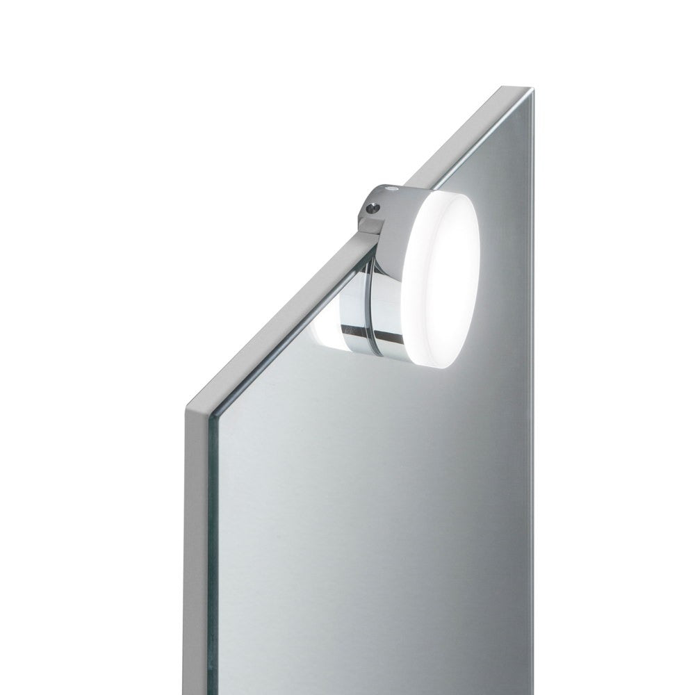 APPLIQUE LED DIVA CROMO TONDO 4W 460LM 4000K IP44 7,5X3,4CM