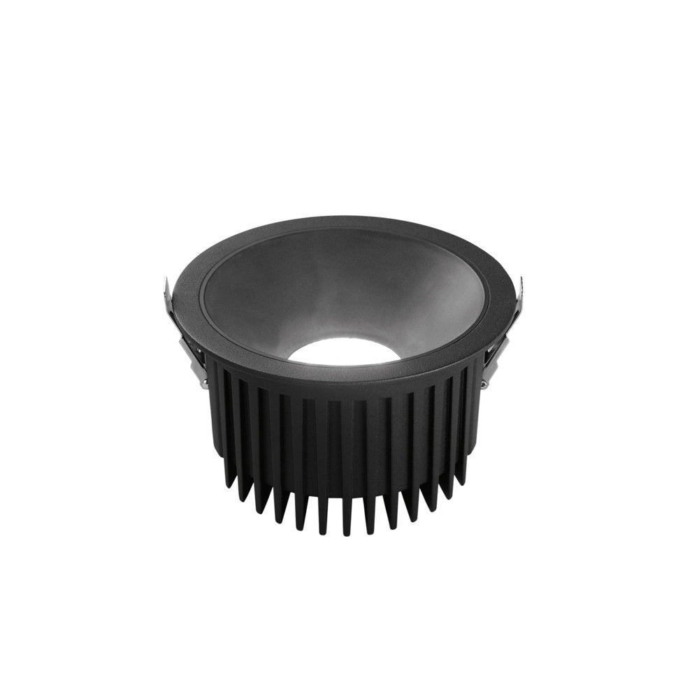 INCASSO LED QUANTUM NERO 40W 4300LM CCT IP44CM 18,5X10,9CM