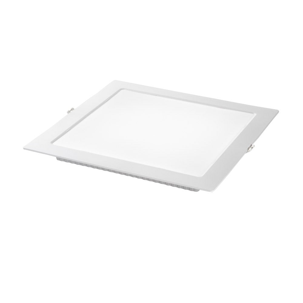 INCASSO LED SLIM QUADRATO TERMOPLASTICA BIANCO 24W 2640LM CCT 295X295X28.6MM