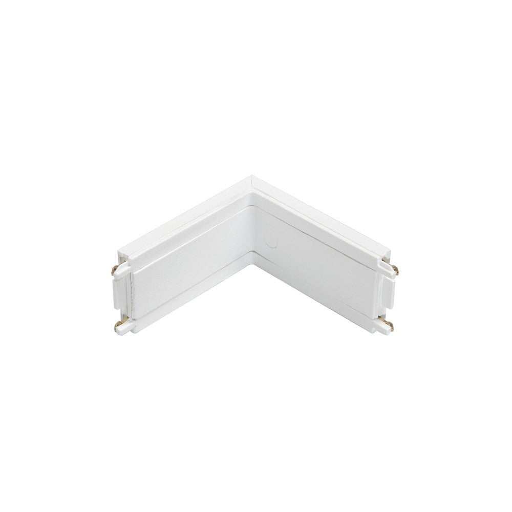 CONNETTORE ANGOLARE BIANCO PER BINARIO BERNINI 2,5X5,5CM