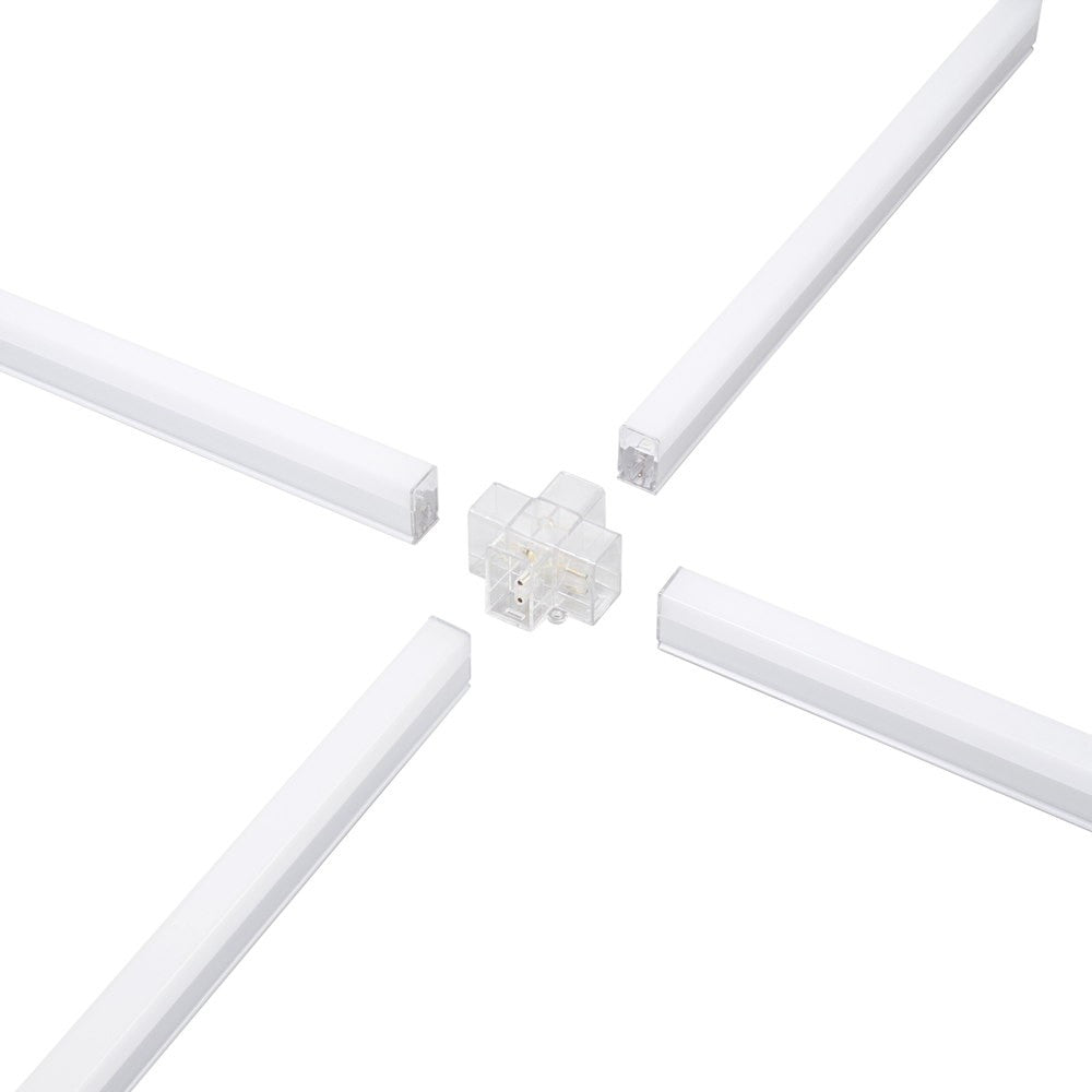 CONNETTORE A CROCE PER BARRA LED SHAPE
