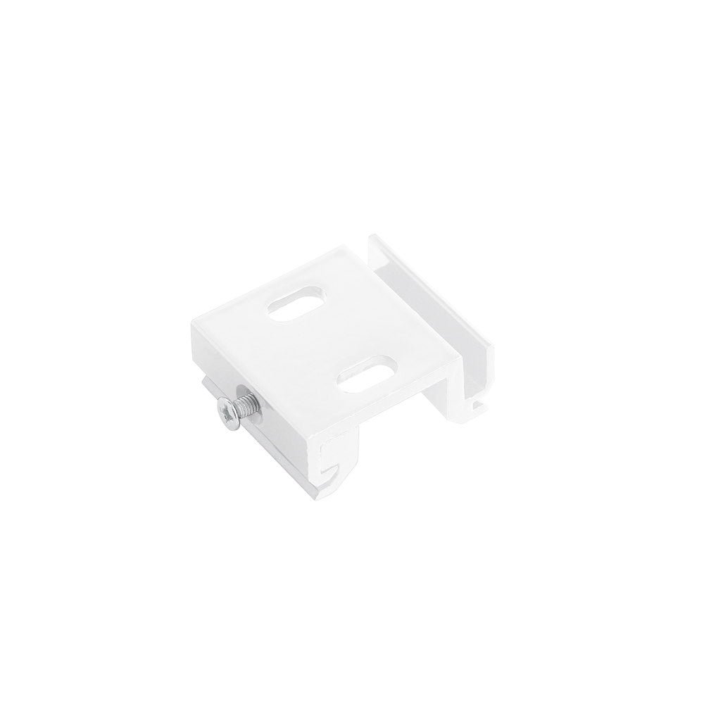 KIT 2PZ BASETTE BIANCHE PER BINARIO 3,5X1,5X4CM