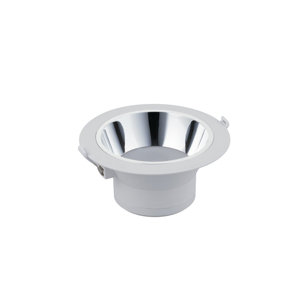 INCASSO LED MACK BIANCO E CROMO 20W 2500LM 4000K 19X9,1CM