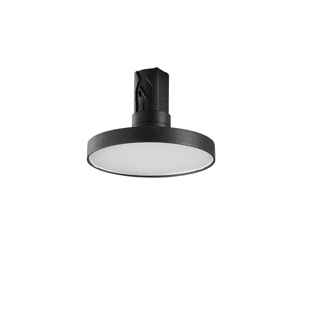 PANNELLO A LED SHIFT NERO IN METALLO NERO 3V 10W 3000K Ø100xH72MM
