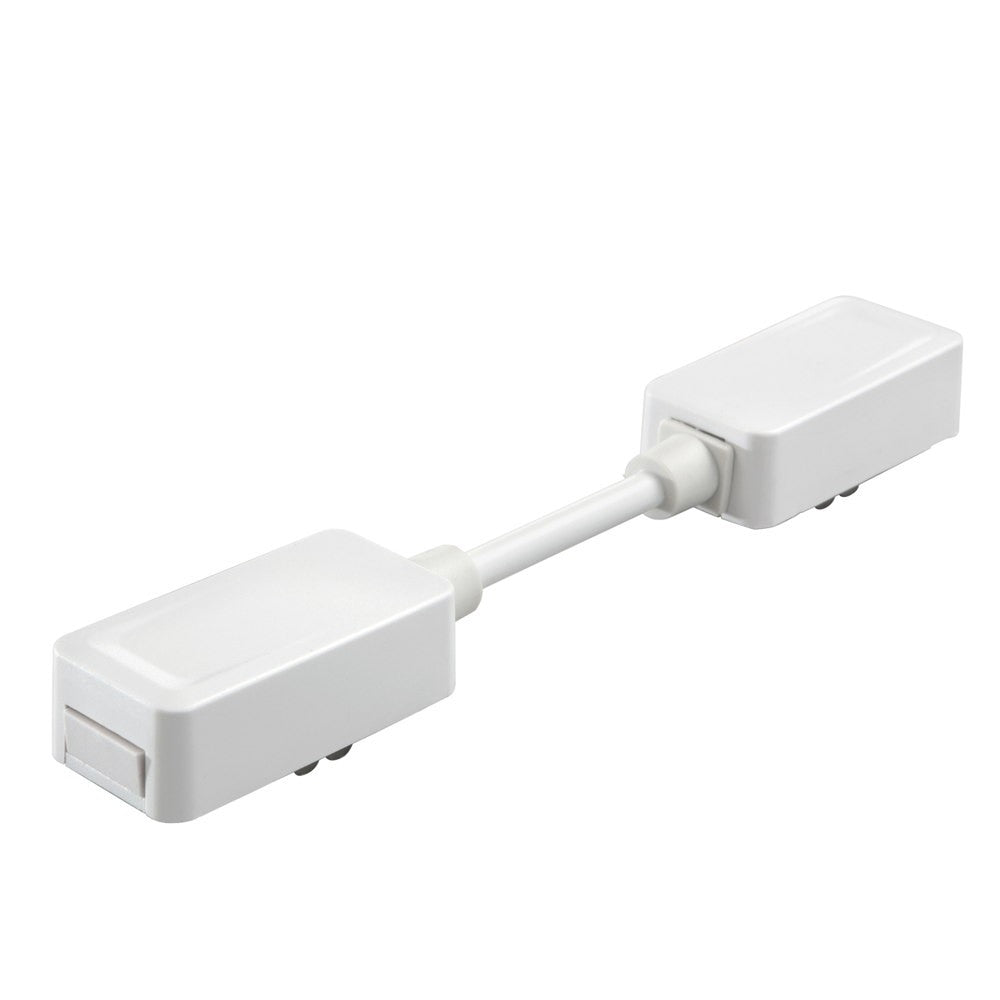 CONNETTORE ELTTRIFICATO FLESSIBILE BIANCO PER BINARIO BERNINI 5,65X2,5X1,93CM