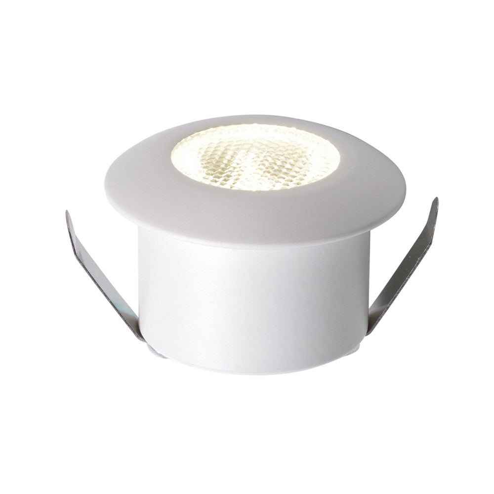 INCASSO LED ASSO BIANCO TONDO 1,2W 100LM 4000K 3,2X3,2X2,2CM