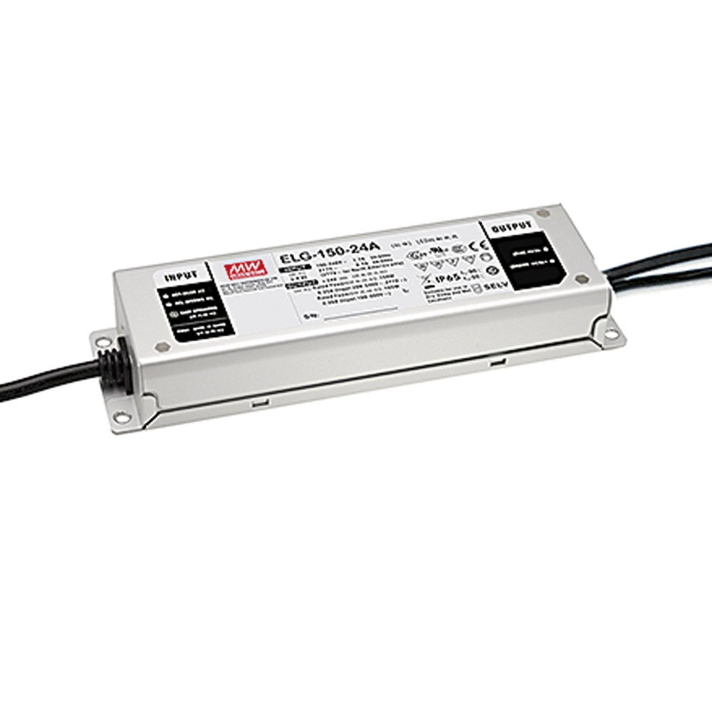 DRIVER MW ELG DIMM. OUTPUT 24V 6,25A 150W INPUT AC100-305V DC142-431V IP67 21,9X6,3X3,5CM