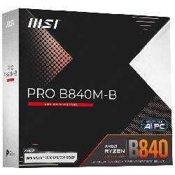 MSI B840M-B Pro (7E76-002R) - MAINBOARD MICRO ATX - DDR5 - SOCKET AM4 - HDMI - VGA - 2xM.2