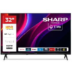 SHARP 32HE2245E - 32"" SMART TV LED HD - FRAMELESS - COMP. TV SAT - AUDIO DOLBY DIGITAL+ / DTS HD - CHROMECAST - BLACK - IT