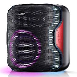 SHARP PS-921(BK) - SPEAKER BLUETOOTH PORTATILE TWS - 130W - FLAC - IPX5 - GIOCO LUCE LED RGB - NERO