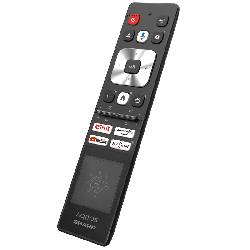 SHARP SUNREMO (AN2303-2024-GTV-S) - TELECOMANDO SOLARE UNIVERSALE PER SMART TV
