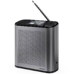 SHARP OSAKA DR-P530(GY) - RADIO DIGITALE PORTATILE - DAB/DAB+ - 2.4"""" SLIDE SHOW DISPLAY - BLUETOOTH 5.3 - STORM GREY