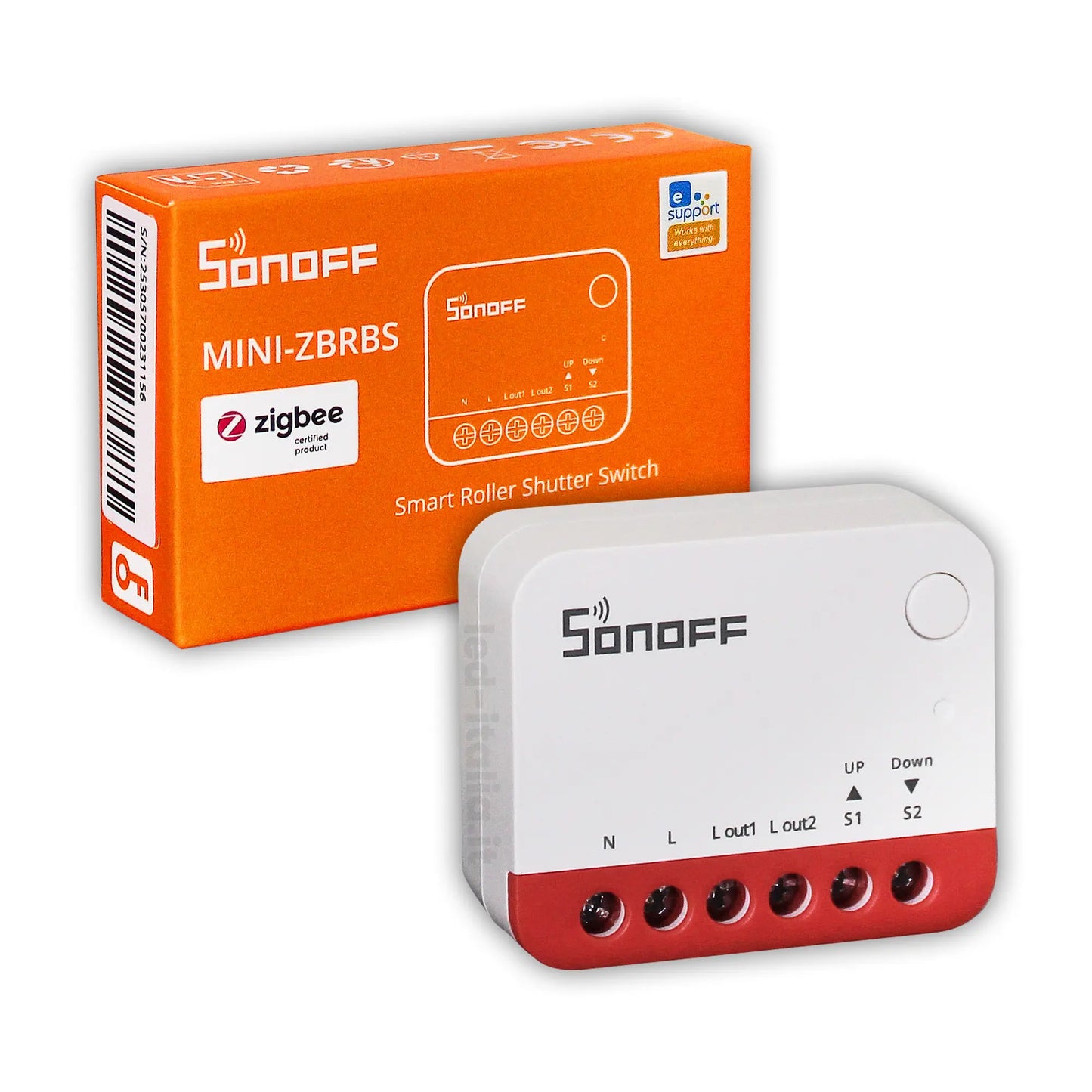 Interruttore Smart Mini Zigbee per Tapparelle Motorizzate