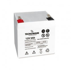 TECNOWARE POWER BATTERY 12V 5AH (EACPE12V05ATWB) - BATTERIA ERMETICA AL PIOMBO - FASTON 6.3 MM