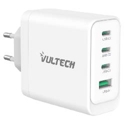 VULTECH CC100-3C1A - CARICATORE UNIVERSALE 3 PT USB-C + 1 PORTA USB-A GAN 100W