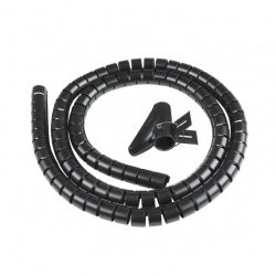 VULTECH SN21505 - SPIRALE AVVOLGI CAVO FLESSIBILE 1.5 MT NERO