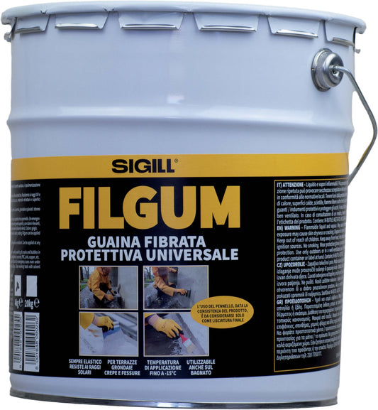 FILGUM rivestimento elastico impermeabilizzante rinforzato KG 4