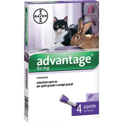ANTIPARASSITARIO ADVANTAGE GATTI BAYER OPEN