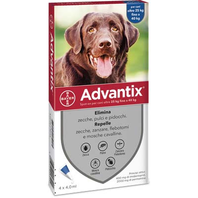 ANTIPARASSITARIO ADVANTIX CANI BAYER OPEN