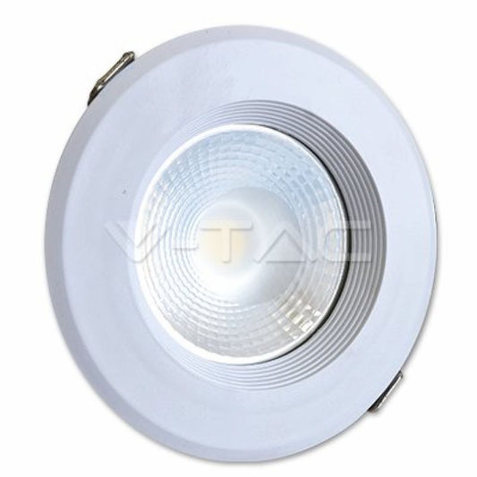 20W LED COB Downlight In 10W Body 3000K