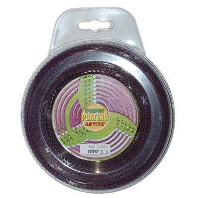 FILO X DECESPUGLIATORE PLATINO SEGHETTATO ACTIVE