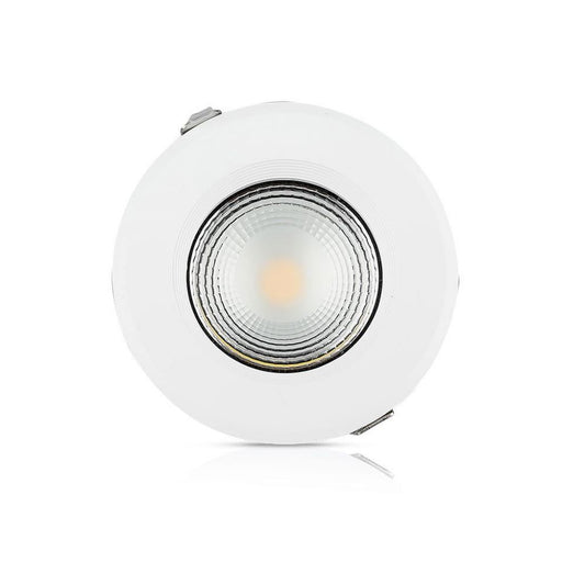 10W LED COB Downlight Round 120Lm/W 6400K