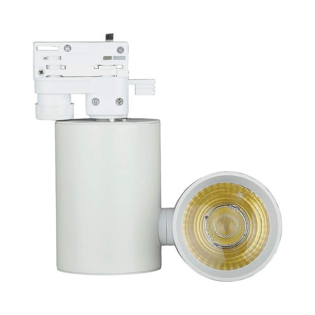 15W LED Track Light White Body 3000K