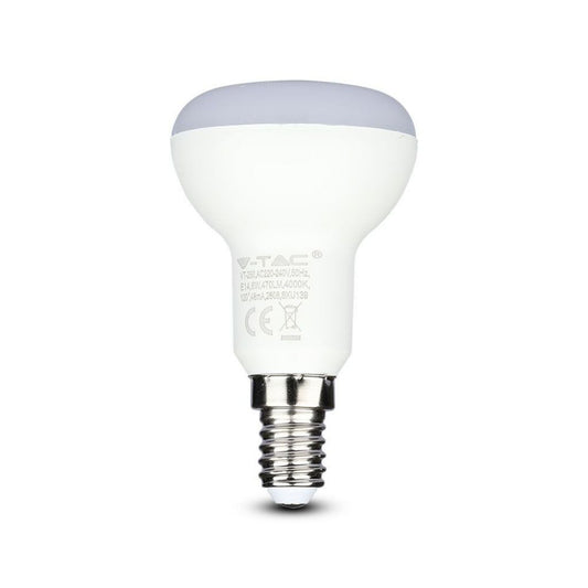 LED Bulb - Samsung Chip 6W E14 R50 Plastic 6400K