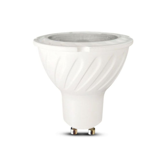 LED Spotlight Samsung Chip - GU10 7W Plastic Smd With Lens 3000K