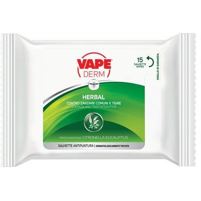REPELLENTE INSETTI SALVIETTA HERBAL VAPE DERM