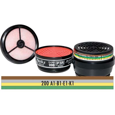 FILTRO X RESPIRATORE A MASCHERA POLIMASK 100 SEKUR