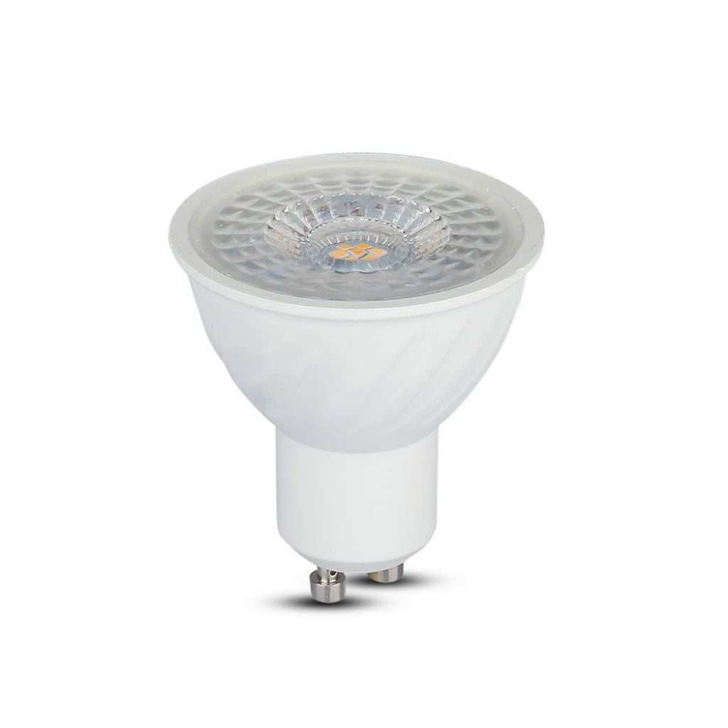 LED Spotlight Samsung Chip - GU10 6.5W Ripple Plastic 110`D 4000K