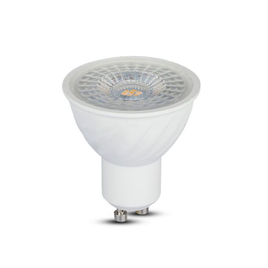 LED Spotlight Samsung Chip - GU10 6.5W Ripple Plastic 110`D 6400K