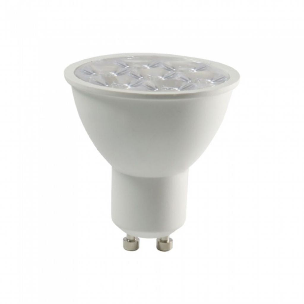 LED Spotlight Samsung Chip - GU10 6.5W Ripple Plastic 10°D 4000K