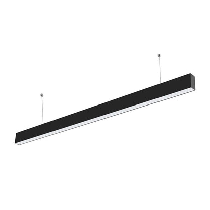 LED Linear Light Samsung Chip - 40W Hanging Suspension Black Body 3in1 1200x35x67mm