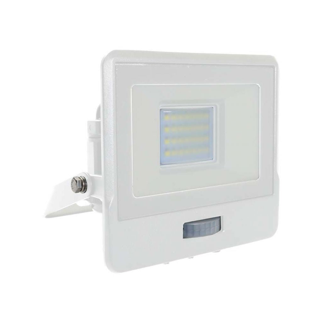 20W LIGHT SENSOR FLOODLIGHT WITH SAMSUNG CHIP 3000K WHITE BODY