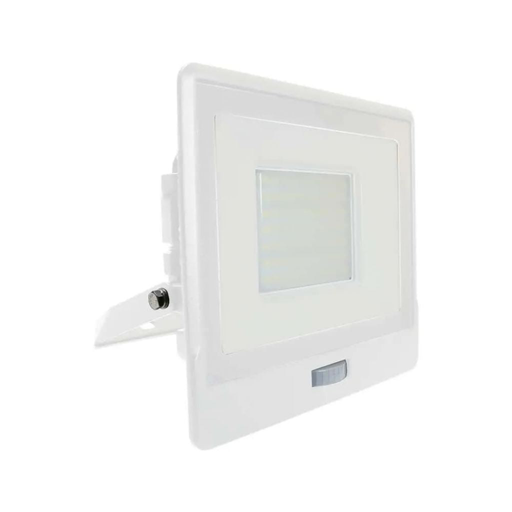 50W LED PIR Sensor Floodlight SAMSUNG CHIP White Body 6500K