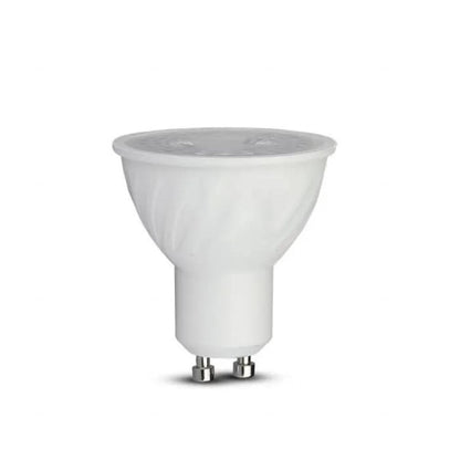 LED Spotlight Samsung Chip - GU10 6W  Ripple Plastic 38°D 3000K