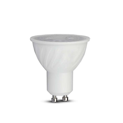 6W Gu10 Ripple Plastic Spotlight With Samsung Chip 3000K 38'D Dimmable