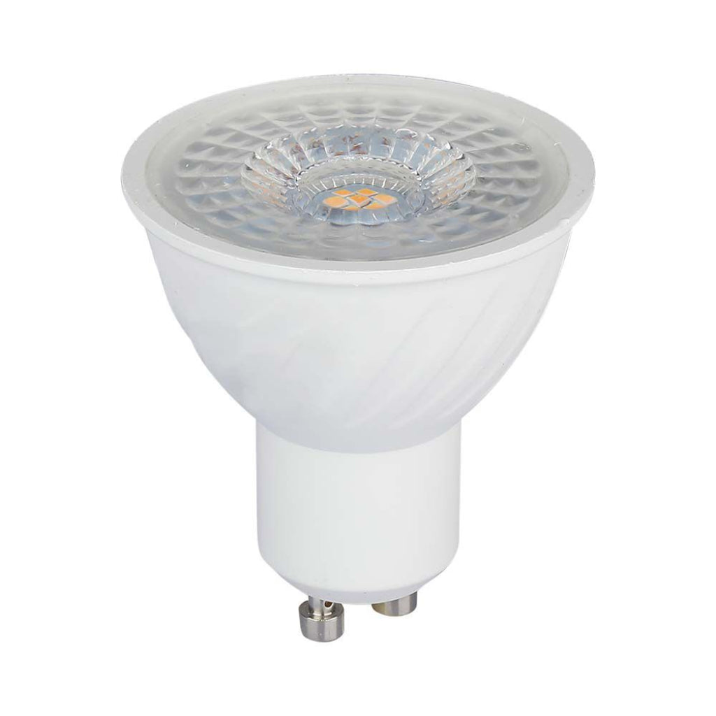 6.5W Gu10 Ripple Plastic Spotlight With Samsung Chip 3000K 110'D Dimmable