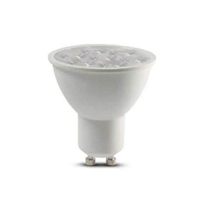LED Spotlight Samsung Chip - GU10 6W  Ripple Plastic 10°D 3000K