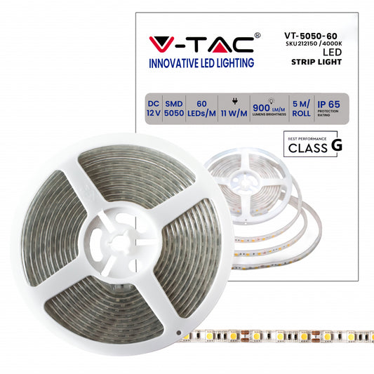 LED Strip SMD5050 - 60 LEDs 4000K IP65