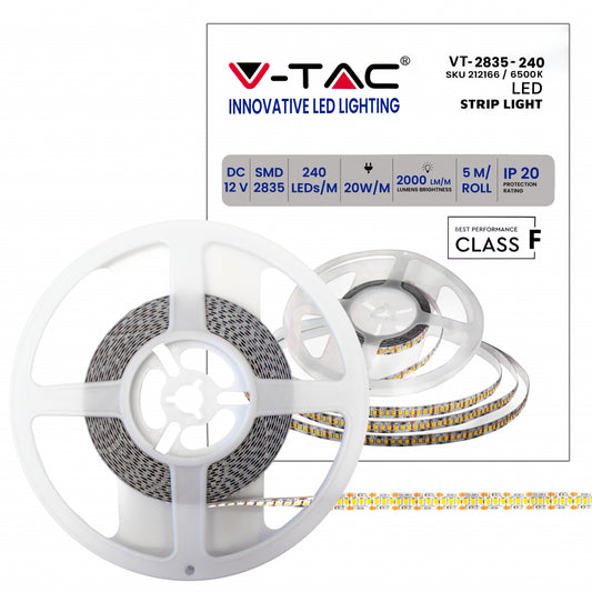LED Strip SMD2835 - 240 LEDs High Lumen 6500K IP20
