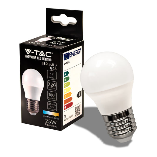 LED Bulb - 3.7W E27 G45 3000K