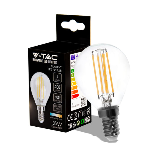 4W P45 Led Filament Bulb 3000K E14