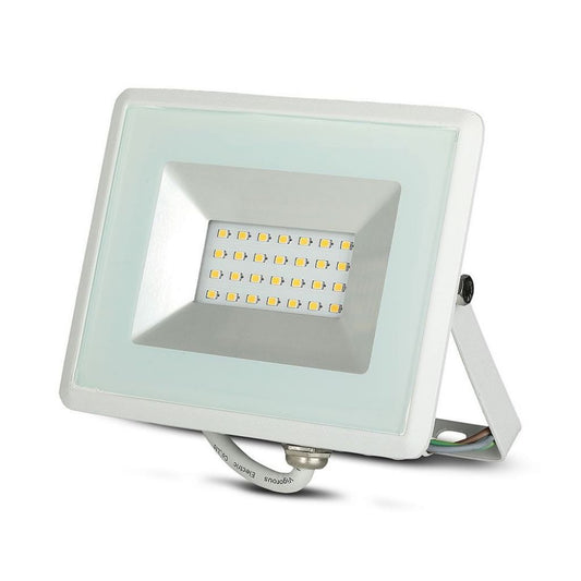 20W LED Floodlight SMD G2 E-Series White Body 6500K