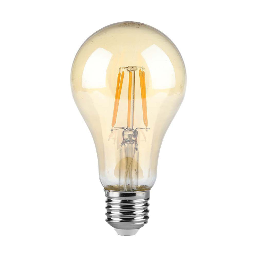 10W A67 Led Filament Bulb Amber Cover 2200K E27