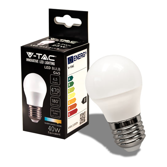 LED Bulb - 4.5W E27 G45 3000K