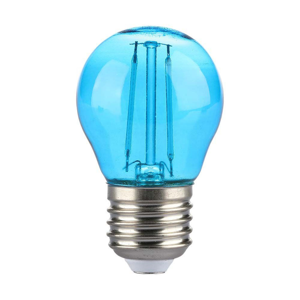 2W G45 LED Blue Color Filament Bulb E27