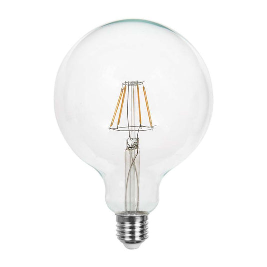 12.5W G125 Led Filament Bulb-Clear Cover With 3000K E27